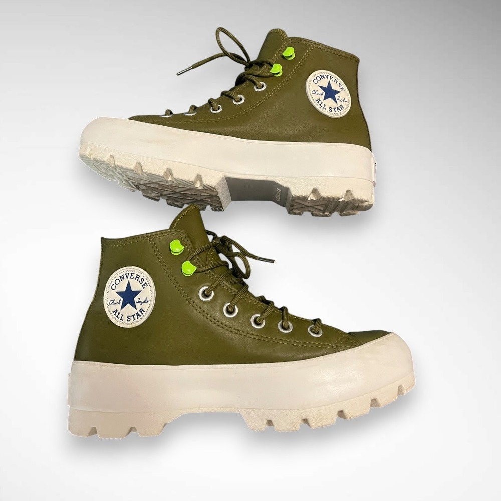 CONVERSE Chuck Taylor All Star Lugged Winter High GOlive Green Size 7